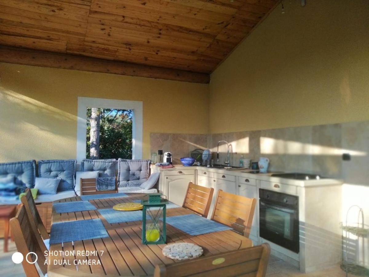 Proche Uzes Petit Gite Avec Grande Cuisine D'Ete Et Piscine Saint-Siffret Exteriér fotografie