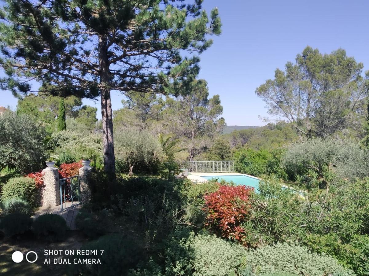 Proche Uzes Petit Gite Avec Grande Cuisine D'Ete Et Piscine Saint-Siffret Exteriér fotografie